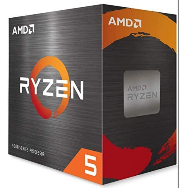 PCパーツ新品未開封 AMD Ryzen 5 5600X with Cooler 送料込み