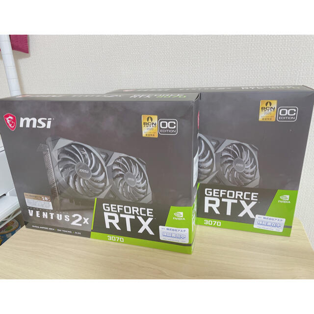 RTX3080【新品】 MSI  RTX 3070 VENTUS グラフィックスボード