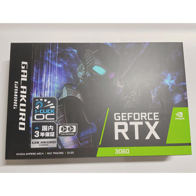 ゲーミング新品 玄人志向 GALAKURO GG-RTX3060-E12GB/OC/DF