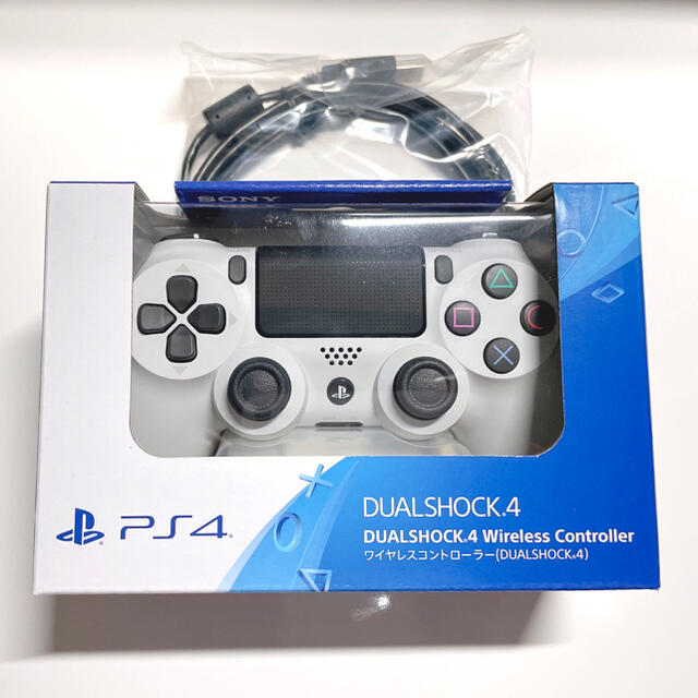 【新品】PS4 コントローラー ホワイト SONY 純正品 USB 特典付ps4