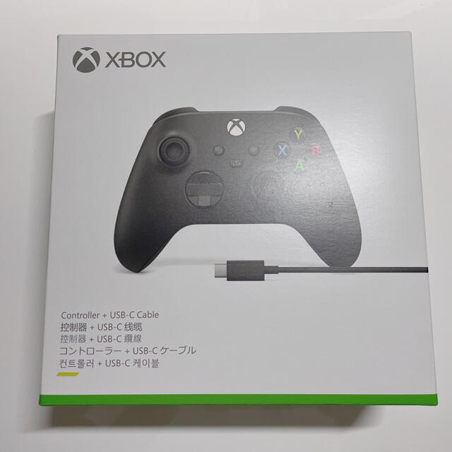 Xbox(エックスボックス)の【新品】Xbox ワイヤレス コントローラー + USB-C ケーブル エンタメ/ホビーのゲームソフト/ゲーム機本体(家庭用ゲーム機本体)の商品写真