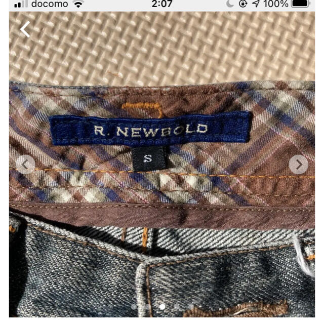 R.NEWBOLD(アールニューボールド)のデニムパンツ メンズのパンツ(デニム/ジーンズ)の商品写真