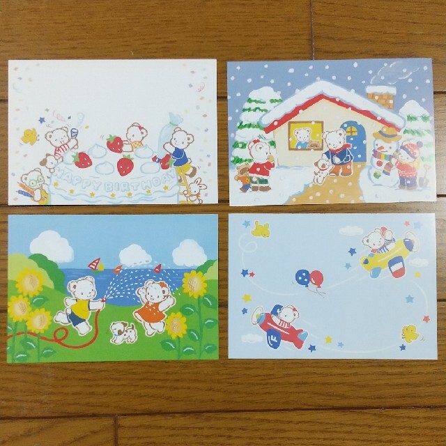 familiar(ファミリア)の【新品・未使用】ファミリア絵葉書７枚セット インテリア/住まい/日用品の文房具(その他)の商品写真