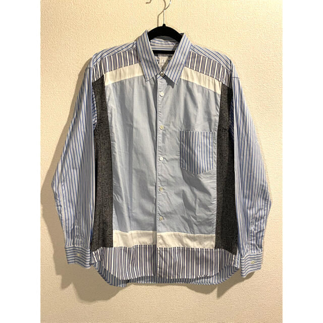 COMME des GARCONS SHIRT 2019AW 異素材切替シャツ 3