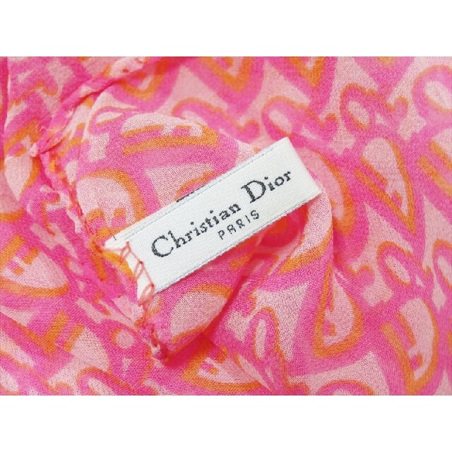 Christian Dior(クリスチャンディオール)のChristian Dior クリスチャンディオール トロッター柄 スカーフ　 レディースのファッション小物(バンダナ/スカーフ)の商品写真