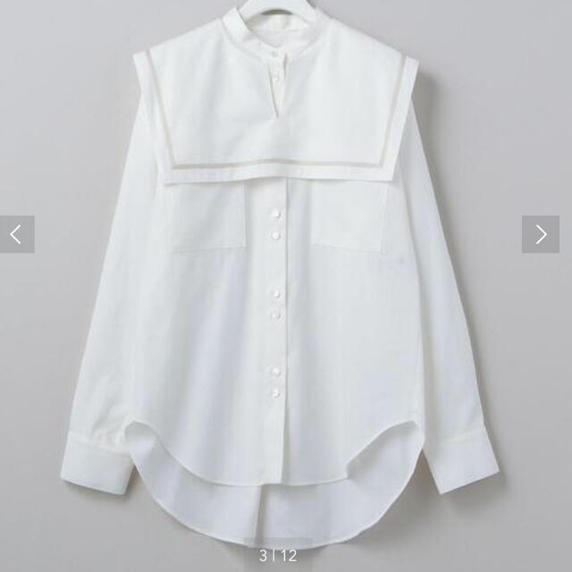 BEAUTY&YOUTH UNITED ARROWS - 6(ROKU)COTTON SAILOR COLLAR BLOUSE ...