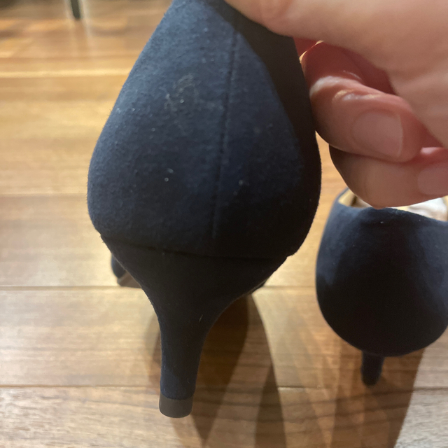 PLST(プラステ)のPLST はたらくパンプス 紺24.5cm レディースの靴/シューズ(ハイヒール/パンプス)の商品写真