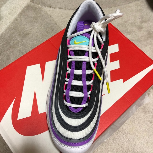 送AIR MAX97 BRIGHT VIOLETエアマックス97  26.5 6