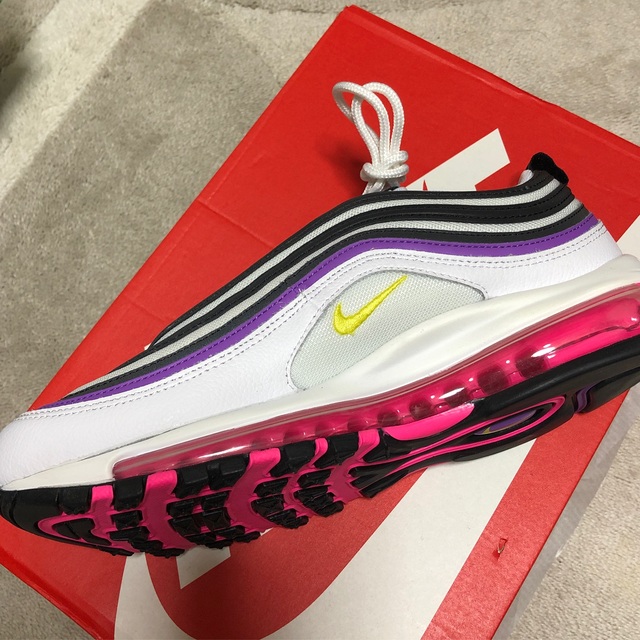 送AIR MAX97 BRIGHT VIOLETエアマックス97  26.5 7