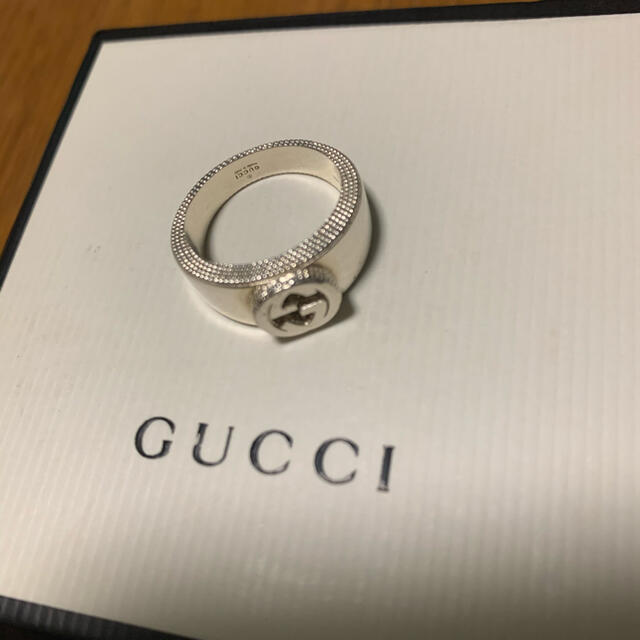 Gucci(グッチ)のGUCCI シルバーリング　14号　正規品 レディースのアクセサリー(リング(指輪))の商品写真