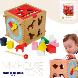 ミキハウス(mikihouse)のミキハウス ファースト多機能おもちゃ ウッドパズル(知育玩具)