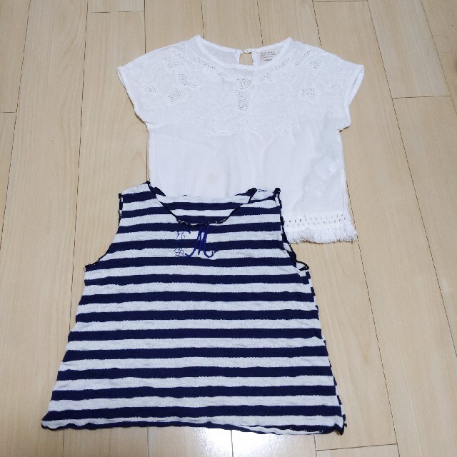 ZARA KIDS(ザラキッズ)のZARA キッズ 夏服 キッズ/ベビー/マタニティのキッズ服女の子用(90cm~)(Tシャツ/カットソー)の商品写真