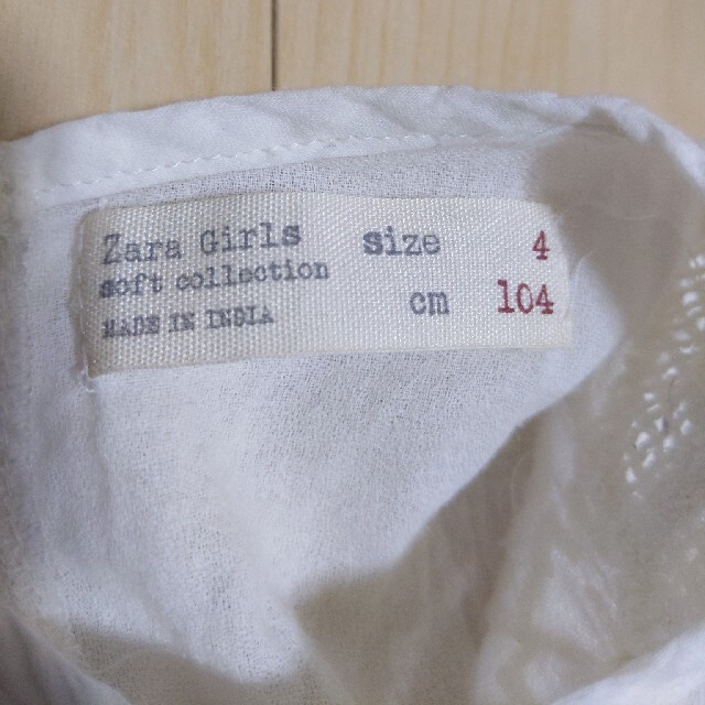 ZARA KIDS(ザラキッズ)のZARA キッズ 夏服 キッズ/ベビー/マタニティのキッズ服女の子用(90cm~)(Tシャツ/カットソー)の商品写真