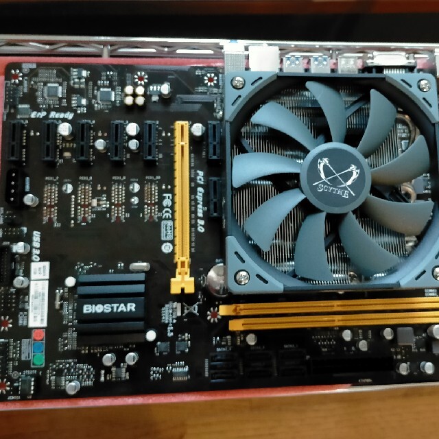 PCパーツBIOSTAR TB250-BTC+　と　i7 6700tのセット