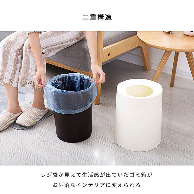 ゴミ箱 ダストボックス 二重構造 可愛い おしゃれ 8l ギフト プレゼントの通販 By みったんshop ラクマ