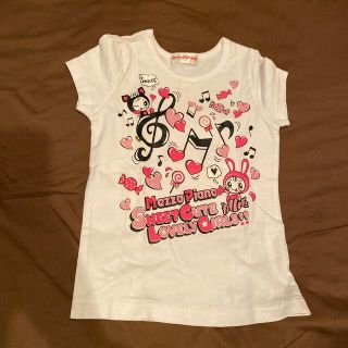 メゾピアノ(mezzo piano)のメゾピアノ　Tシャツ　110 ユーズド(スカート)