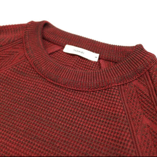 SUNSEA(サンシー)のYASHIKI Tasukigake knit 別注カラー 18AW ヤシキ メンズのトップス(ニット/セーター)の商品写真