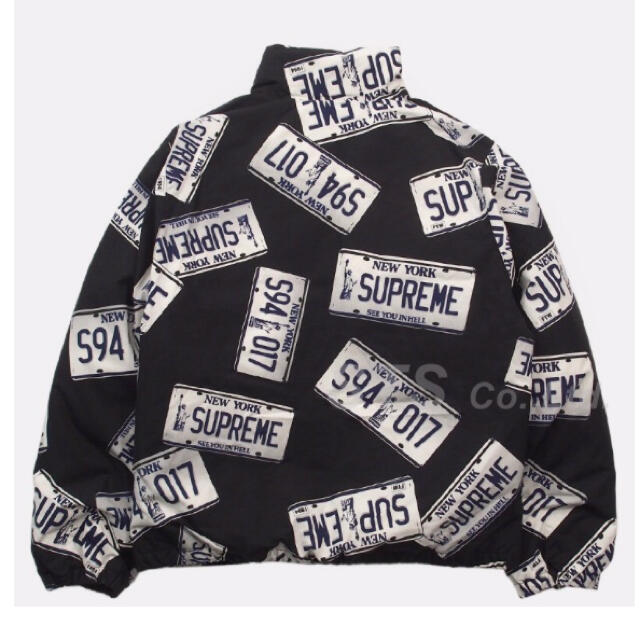 Supreme(シュプリーム)のsupreme license plate puffy jacket メンズのジャケット/アウター(ダウンジャケット)の商品写真