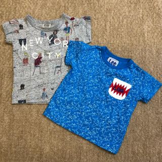 リー(Lee)の最終価格【美品】Lee&F.OKIDS☆Tシャツ2点セット(Tシャツ/カットソー)