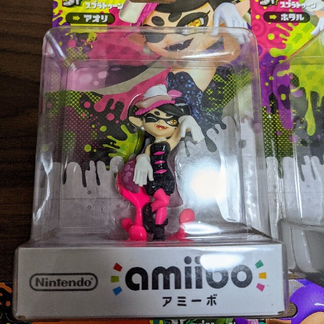 【未開封】　Amiibo　スプラトゥーン　アオリ　ホタル　イカ　ボーイ　ガール　 エンタメ/ホビーのゲームソフト/ゲーム機本体(その他)の商品写真