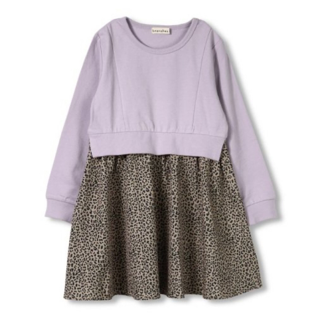 Branshes(ブランシェス)のbranshes ドッキング ワンピ キッズ/ベビー/マタニティのキッズ服女の子用(90cm~)(ワンピース)の商品写真