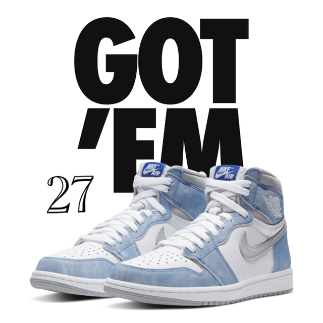 NIKE AIR JORDAN 1  HYPER ROYAL 27㎝