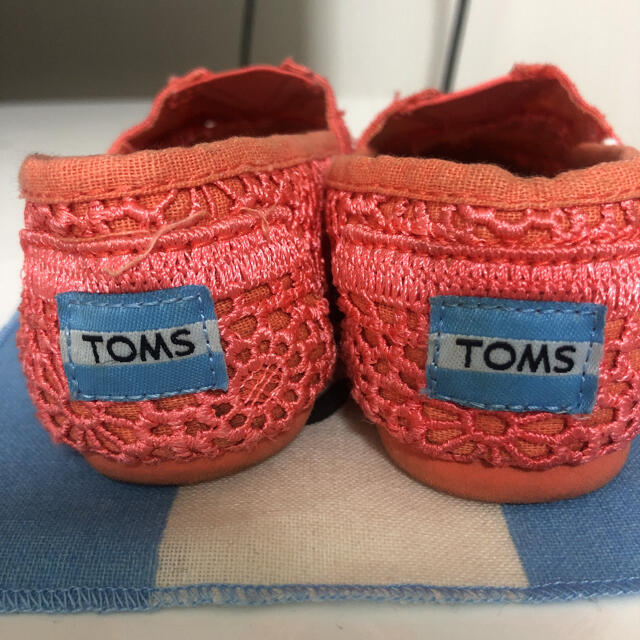 TOMS(トムズ)のTOMS  14cm  レーススリッポン キッズ/ベビー/マタニティのベビー靴/シューズ(~14cm)(スリッポン)の商品写真