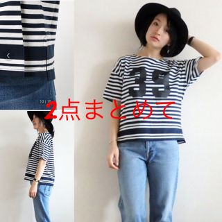 リタジーンズトウキョウ(RITA JEANS TOKYO)のRITAJEANSTOKYO ボーダーＴシャツ(Tシャツ(半袖/袖なし))