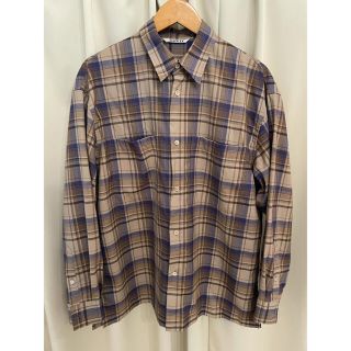 AURALEE SUPER LIGHT WOOL CHECK SHIRTS(シャツ)