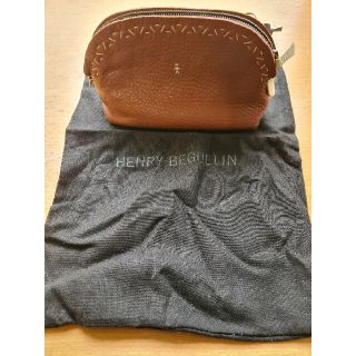 HENRY BEGUELIN✨エンリーベグリン オミノ刺繍 ファスナー ポーチ