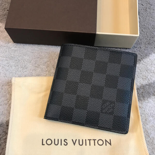 LOUIS VUITTON 折り財布 ダミエ・グラフィット