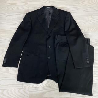 青山 - 礼服 青山メンズスーツ L〜LLサイズ ブラックフォーマルの