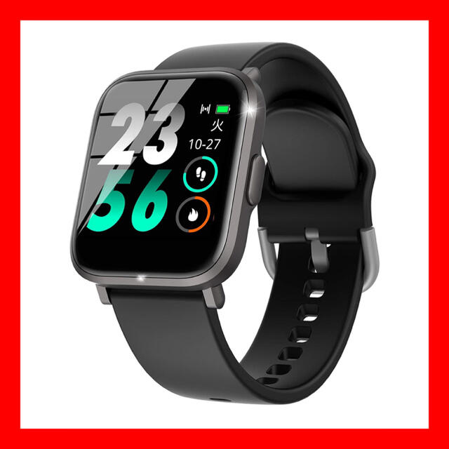 スマートウォッチ 万歩計 心拍計 歩数計 IP68防水・Bluetooth5.0 メンズの時計(腕時計(デジタル))の商品写真