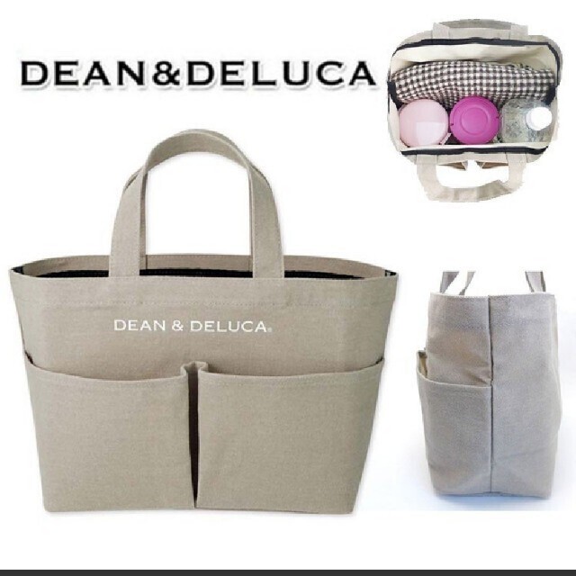 DEAN & DELUCA(ディーンアンドデルーカ)の専用。    DEAN-DELUCAキャンパストートバック レディースのバッグ(トートバッグ)の商品写真