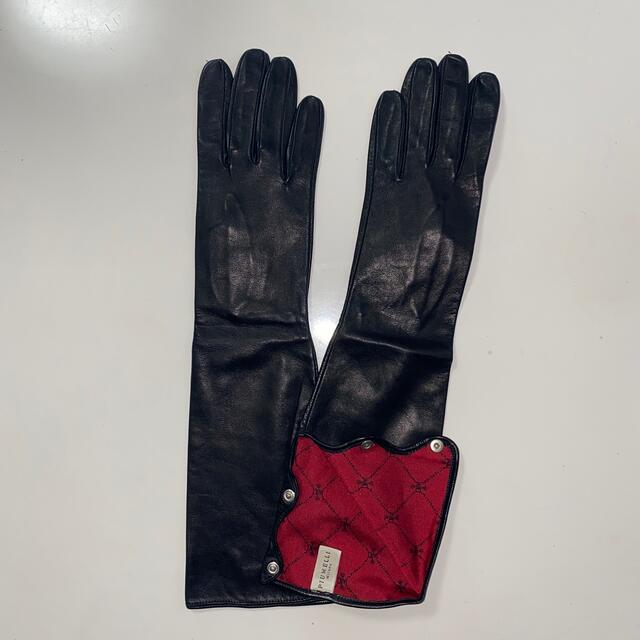 美品 イタリア Piumelli レザーロンググローブ 黒革手袋 女性用の通販 By Slang S Shop ラクマ