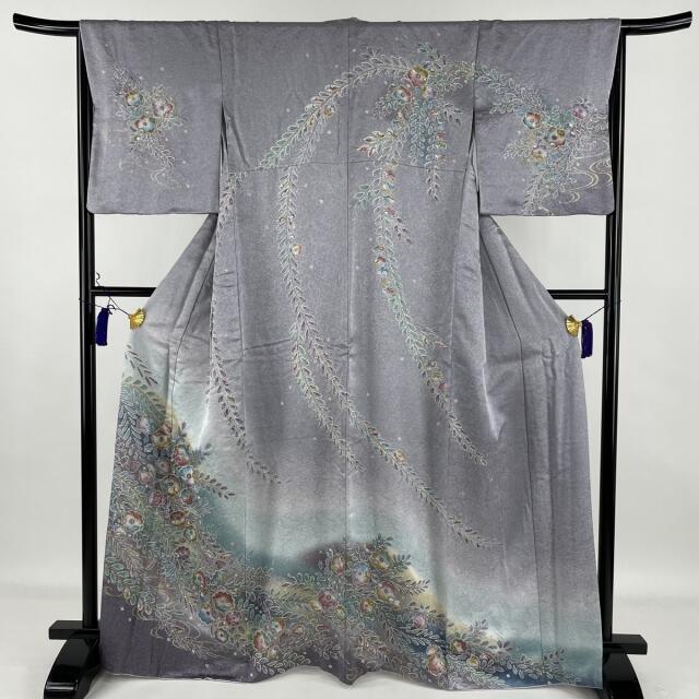 訪問着 名品 身丈167cm 裄丈67cm 正絹バイセル帯