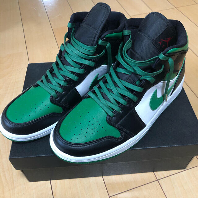 NIKE AIR JORDAN 1 MID PINE GREEN