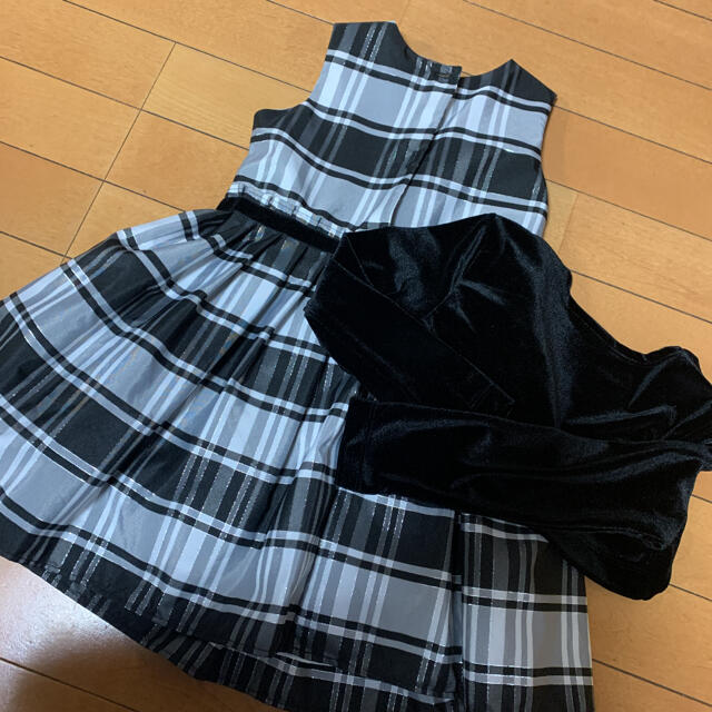 女の子♪フォーマルワンピース キッズ/ベビー/マタニティのキッズ服女の子用(90cm~)(ワンピース)の商品写真