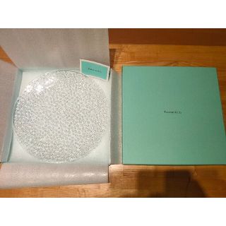 ティファニー(Tiffany & Co.)のティファニー　コプルストーンプラター　未使用(グラス/カップ)