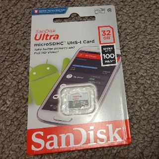 サンディスク(SanDisk)の未開封品 micro SD カード 32GB(その他)