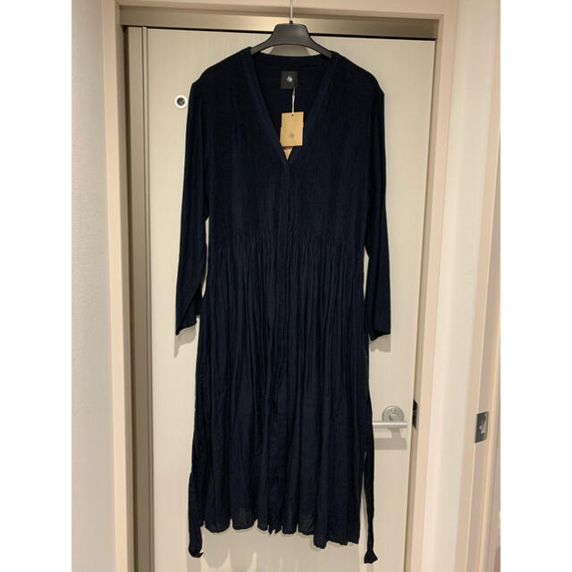 メゾンドソイル　MINI PINTUCK WRAP DRESS