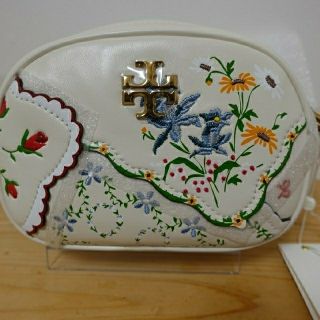 トリーバーチ(Tory Burch)のトリーバーチ カメラバック 花柄 キラ ミックス フローラル(ショルダーバッグ)