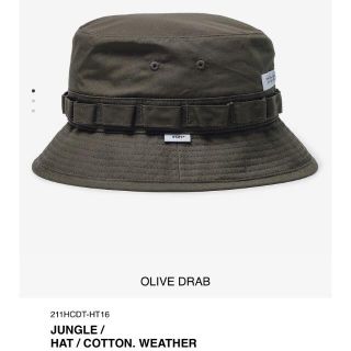 ダブルタップス(W)taps)のOLIVE DRAB L 21SS WTAPS JUNGLE / HAT / C(ハット)