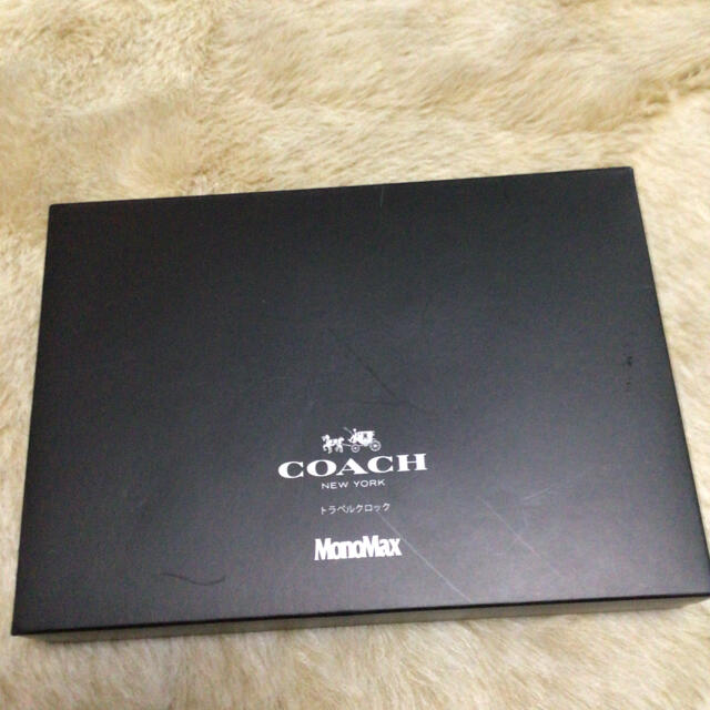 COACH(コーチ)のコーチ　トラベルクロック　新品未使用未開封 インテリア/住まい/日用品のインテリア小物(置時計)の商品写真