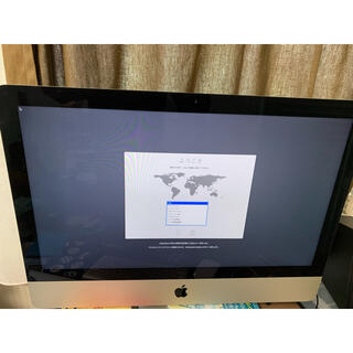 マック(Mac (Apple))のiMac 21.5inch late2013 【中古】(デスクトップ型PC)