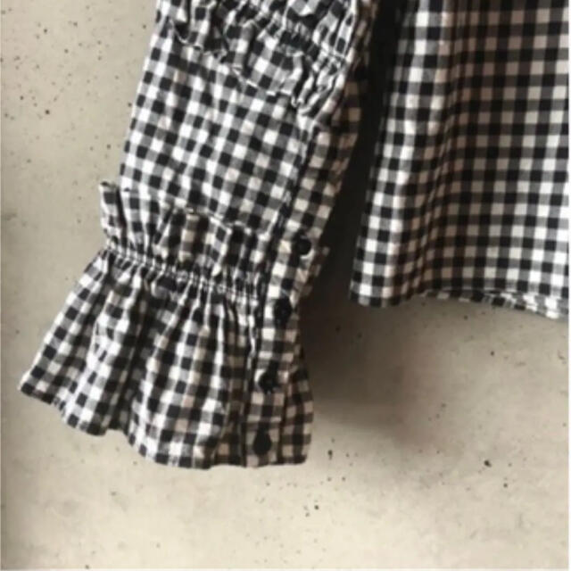 ZARA(ザラ)のZARA ギンガムチェック　ブラウス レディースのトップス(シャツ/ブラウス(長袖/七分))の商品写真