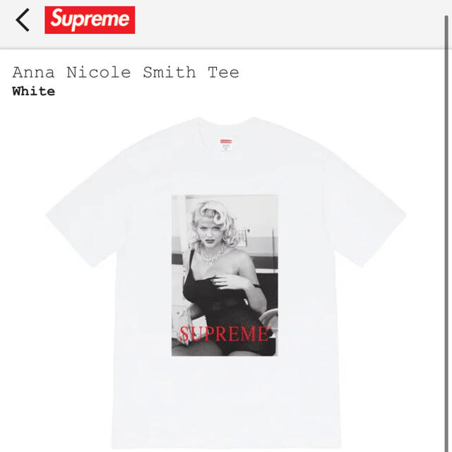 supreme Anna Nicole Smith Tee - Tシャツ/カットソー(半袖/袖なし)
