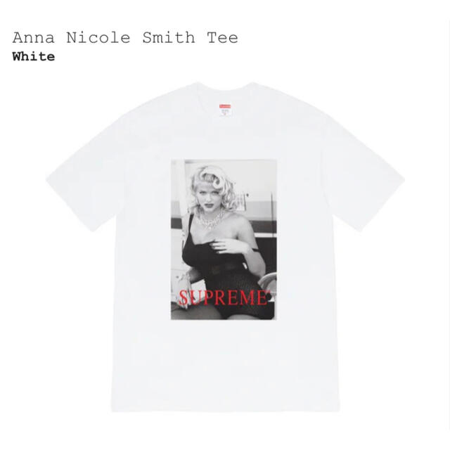 Supreme(シュプリーム)のsupreme anna nicole smith tee white 白　XL メンズのトップス(Tシャツ/カットソー(半袖/袖なし))の商品写真