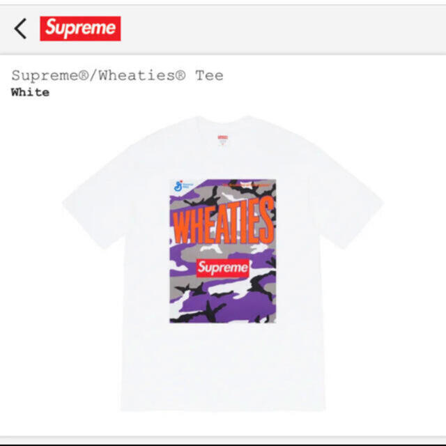 supreme wheaties tee White シュプリームTシャツ白M