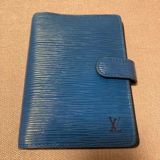 ヴィトン(LOUIS VUITTON) 手帳(メンズ)（ブルー・ネイビー/青色系）の